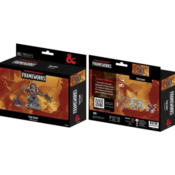 Store D&D Frameworks: Fire Giant WZK 75094 - Miniature Marvels: Airplane Models & Painted Dice Miniature