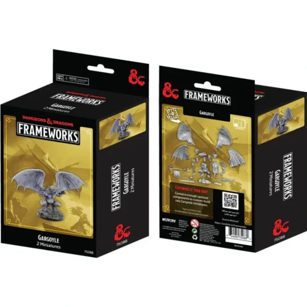 Hot D&D Frameworks: Gargoyle WZK 75088 - Miniature Marvels: Airplane Models & Painted Dice Miniature