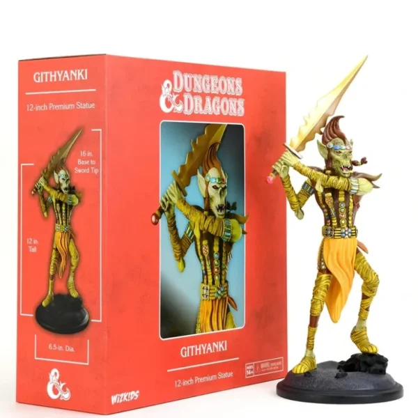 Flash Sale D&D Githyanki Premium Statue: D&D Icons of the Realms WZK 96058 - Miniature Marvels: Airplane Models & Painted Dice Miniature