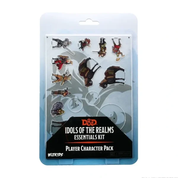 Sale D&D Idols of the Realms: Essentials 2D Miniatures - Player Character Pack WZK 94502 - Miniature Marvels: Airplane Models & Painted Dice Miniature