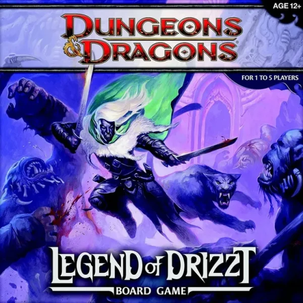 Outlet D&D: Legend of Drizzt - Board Game WOC 35594 - Miniature Marvels: Airplane Models & Painted Dice Board Game