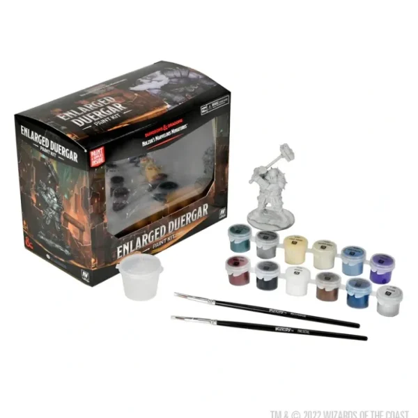 Shop D&D Nolzur's Marvelous Miniatures: Paint Kit - Enlarged Duergar WZK 90571 - Miniature Marvels: Airplane Models & Painted Dice Miniature