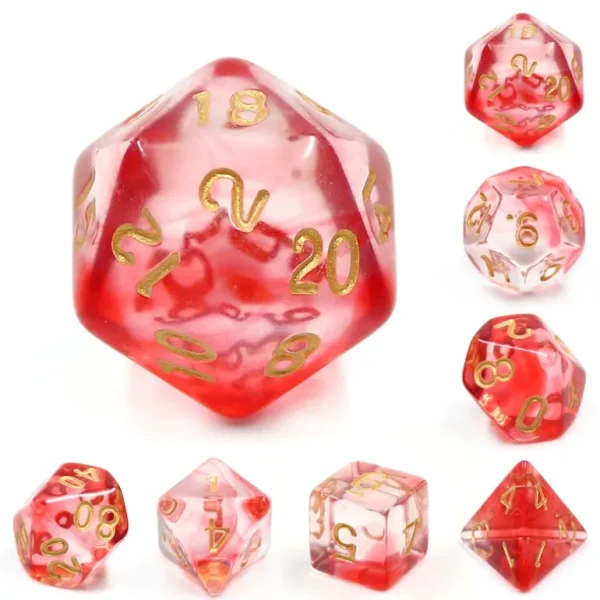 Dargin Die Dice w/ Gold Numbers - Miniature Marvels: Airplane Models & Painted Dice* Shop All