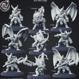 Shop Dark Imps - Miniature Marvels: Airplane Models & Painted Dice Miniature