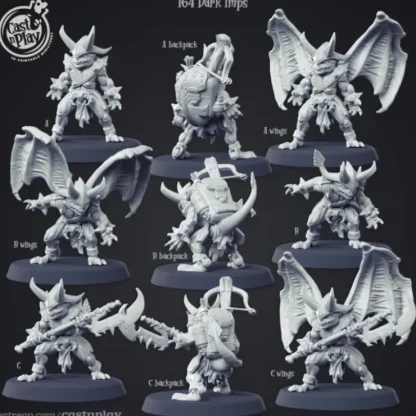 Shop Dark Imps - Miniature Marvels: Airplane Models & Painted Dice Miniature