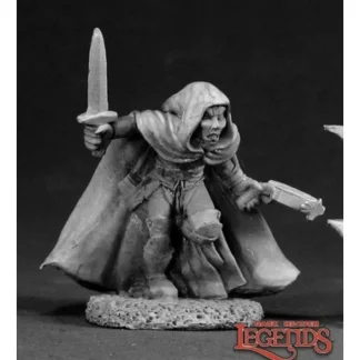 Hot Darnath, Male Elf Thief: Dark Heaven Legends RPR 03062 - Miniature Marvels: Airplane Models & Painted Dice Miniature