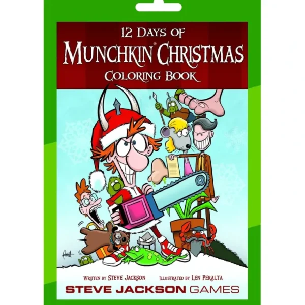 12 Days of Munchkin Christmas Coloring Book SJG 3413 - Miniature Marvels: Airplane Models & Painted Dice* Shop All