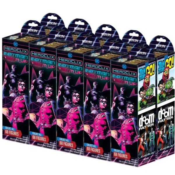 Flash Sale DC Comics HeroClix: Batman Team-Up Booster Brick (10) WZK 84013 - Miniature Marvels: Airplane Models & Painted Dice Miniature