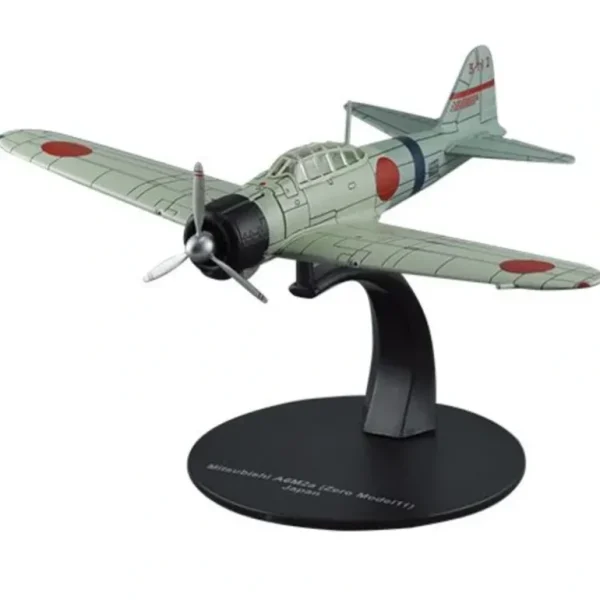 De Agostini #19 1:72 Mitsubishi A6M2a Zero Model 11 - 28-Victory Zero 3-112, 12th Kokutai, Imperial Japanese Navy Air Service, China 1941 - Miniature Marvels: Airplane Models & Painted Dice* Airplane Model