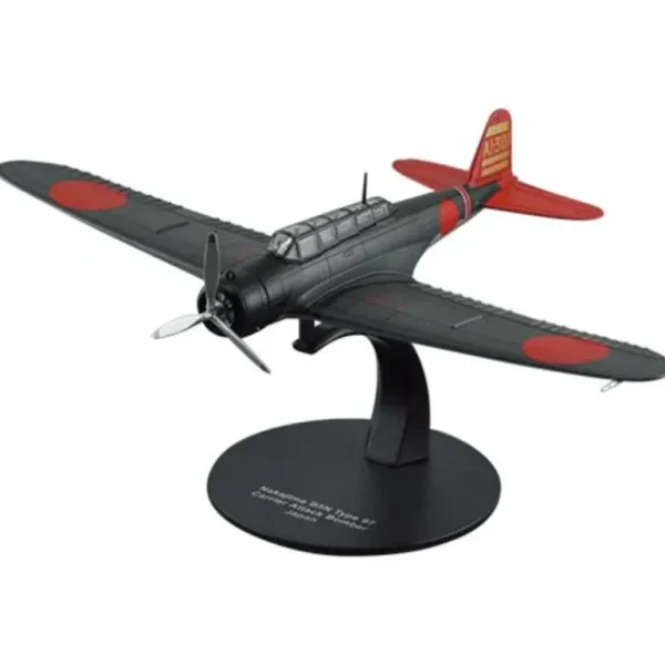 De Agostini #22 1:72 Nakajima B5N2 Type 97 Model 3 (Kate) - Fuchita Mitsuo, Imperial Japanese Navy Air Service, Akagi, Pearl Harbor - Miniature Marvels: Airplane Models & Painted Dice* Airplane Model