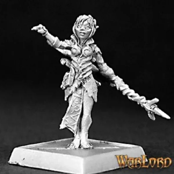 Fashion Dehanis Twinleaf, Elf Druid: Warlord RPR 14366 - Miniature Marvels: Airplane Models & Painted Dice Miniature