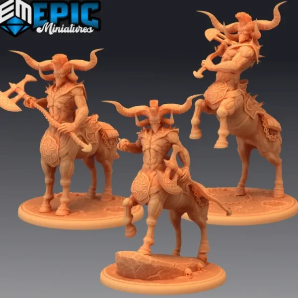 Online Demonic Centaurs - Miniature Marvels: Airplane Models & Painted Dice Miniature