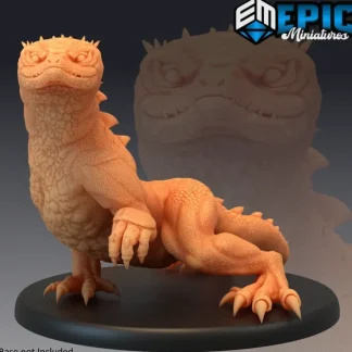 New Desert Lizard - Miniature Marvels: Airplane Models & Painted Dice Miniature