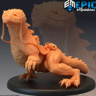 Online Desert Lizard Mount - Miniature Marvels: Airplane Models & Painted Dice Miniature