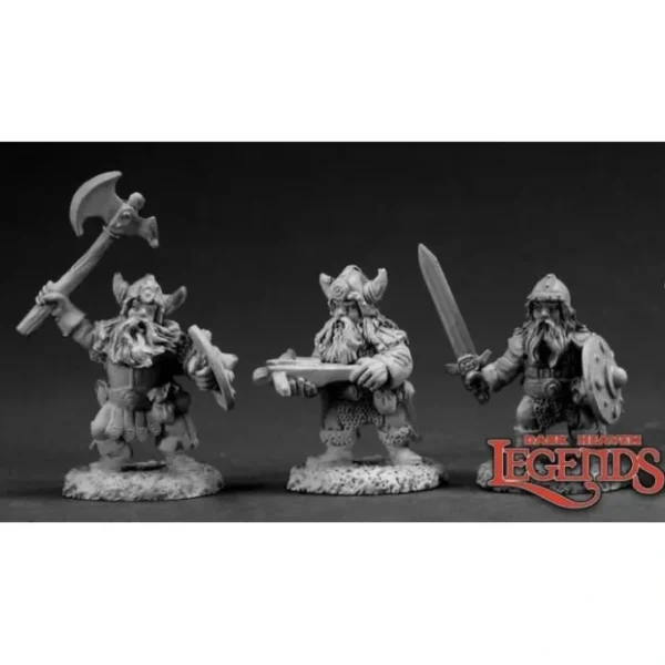 Hot DHL Classics - Dwarf Warriors: Dark Heaven Legends RPR 03351 - Miniature Marvels: Airplane Models & Painted Dice Miniature