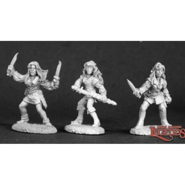 Online DHL Classics - Female Rogues (3): Dark Heaven Legends RPR 03297 - Miniature Marvels: Airplane Models & Painted Dice Miniature