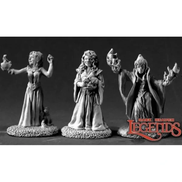 Fashion DHL Classics - Female Wizards: Dark Heaven Legends RPR 03375 - Miniature Marvels: Airplane Models & Painted Dice Miniature