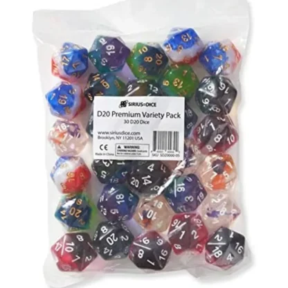 Shop Dice D20 Variety Pack SDZ 0000-04 - Miniature Marvels: Airplane Models & Painted Dice Dice