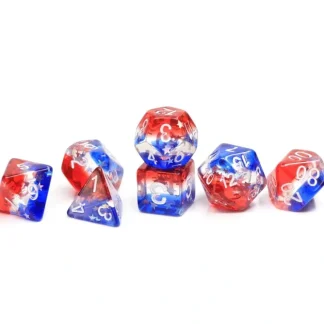 Outlet Dice Set: Star Spangled Banner SDZ 0005-05 - Miniature Marvels: Airplane Models & Painted Dice Dice