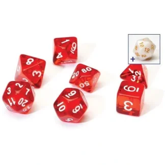 Best Dice Set: Translucent Red Resin SDZ 0001-04 - Miniature Marvels: Airplane Models & Painted Dice Dice