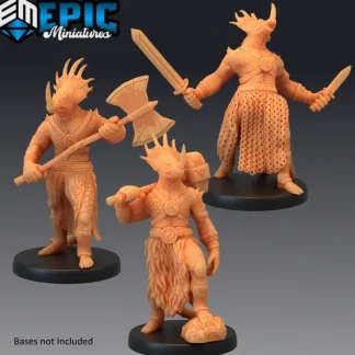 Online Dinosaur Tribe Warrior Set - Miniature Marvels: Airplane Models & Painted Dice Miniature