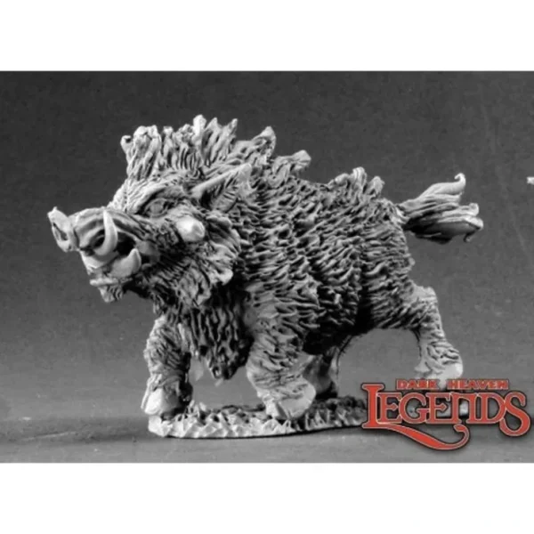 Hot Dire Boar: Dark Heaven Legends RPR 03435 - Miniature Marvels: Airplane Models & Painted Dice Miniature