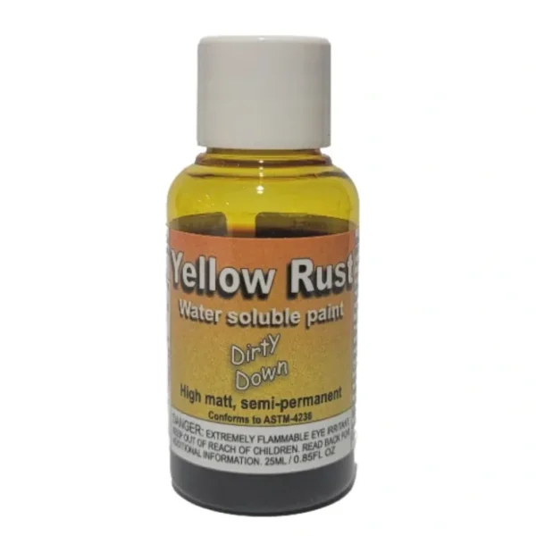 Sale Dirty Down Paints Yellow Rust (25ml) - Miniature Marvels: Airplane Models & Painted Dice Paint