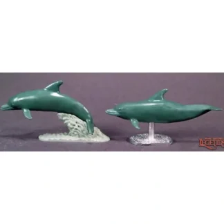 Shop Dolphins (2): Dark Heaven Legends RPR 03726 - Miniature Marvels: Airplane Models & Painted Dice Miniature
