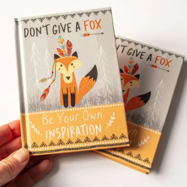 Flash Sale Don't Give a Fox What People Think - Be Your Own Inspiration Hardcover Book Gift - Miniature Marvels: Airplane Models & Painted Dice Egpull