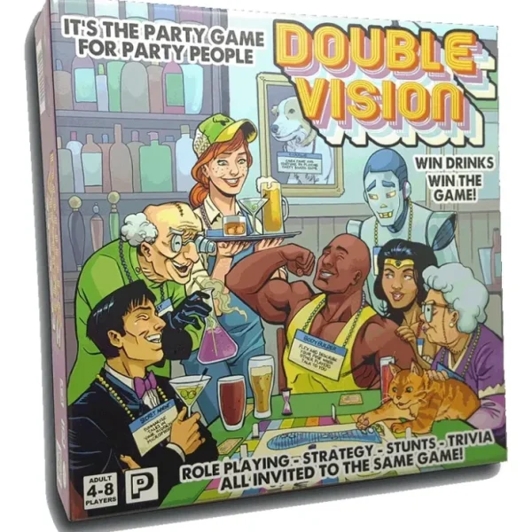 New Double Vision (18+) PPG 1001 - Miniature Marvels: Airplane Models & Painted Dice Board Game