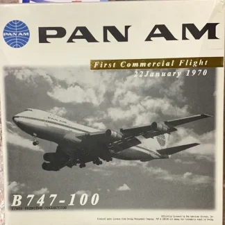 Dragon Models 55459 1:400 Pan Am Boeing 747-100 - Miniature Marvels: Airplane Models & Painted Dice* Airplane Model