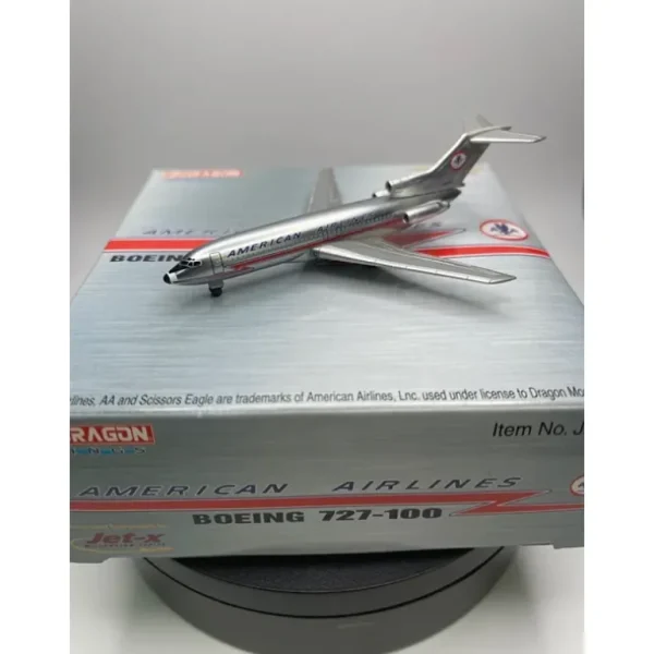 Dragon Models/Jet X JX010 1:400 American Airlines Boeing 727-100 - Miniature Marvels: Airplane Models & Painted Dice* Airplane Model