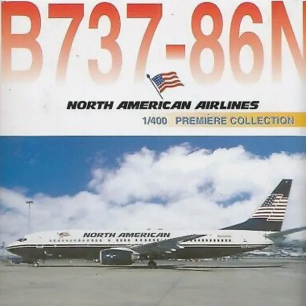 Dragon Wings 55240 1:400 North American Airlines Boeing 737-86N - Miniature Marvels: Airplane Models & Painted Dice* Airplane Model