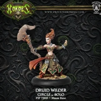 Hot Druid Wilder: Circle Orboros - Solo PIP 72049 - Miniature Marvels: Airplane Models & Painted Dice Miniature