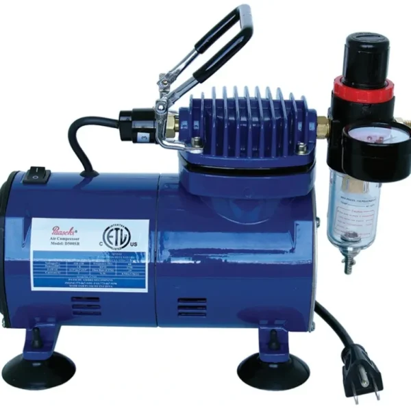 D500SR 1/5 H.P. Oilless Piston Comp. W. Regulator & Auto Shutoff - Miniature Marvels: Airplane Models & Painted Dice* Shop All