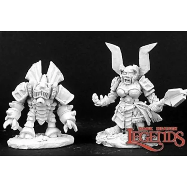 Store Duergar Cleric and Golem: Dark Heaven Legends RPR 02988 - Miniature Marvels: Airplane Models & Painted Dice Miniature