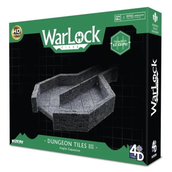 Clearance Dungeon Tiles III - Angles: WarLock Tiles - WizKids 4D Settings WZK 16512 - Miniature Marvels: Airplane Models & Painted Dice Miniature