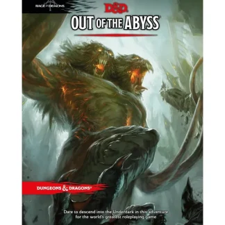 New Dungeons & Dragons RPG: Out of the Abyss WOC B24390000 - Miniature Marvels: Airplane Models & Painted Dice Role-playing Game