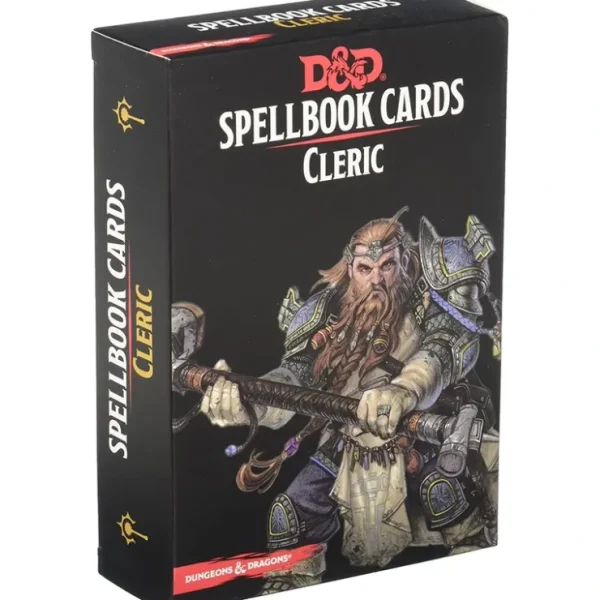 Cheap Dungeons & Dragons RPG: Spellbook Cards - Cleric Deck (149 cards) GF9 C56660000 - Miniature Marvels: Airplane Models & Painted Dice Role-playing Game