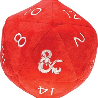 Best Sale Dungeons & Dragons RPG: Red and White D20 Jumbo Plush - Miniature Marvels: Airplane Models & Painted Dice Accessories