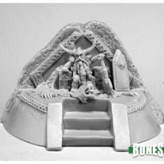 Outlet Dwarf King on Throne: Bones RPR 77570 - Miniature Marvels: Airplane Models & Painted Dice Miniature