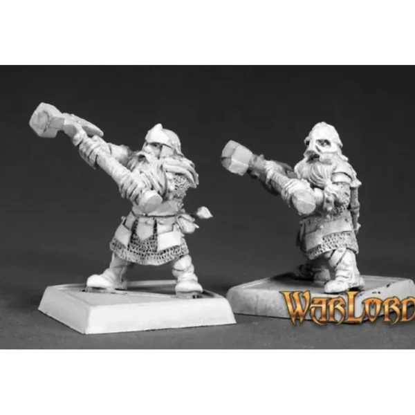 Outlet Dwarf Kneebreakers (9): Warlord RPR 06196 - Miniature Marvels: Airplane Models & Painted Dice Miniature