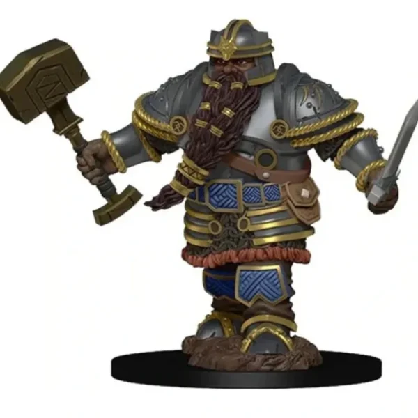 Discount Dwarf Male Fighter: Premium Figures - D&D Icons of the Realms WZK 93010 - Miniature Marvels: Airplane Models & Painted Dice Miniature