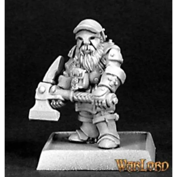 Outlet Dwarf Miner: Warlord RPR 14405 - Miniature Marvels: Airplane Models & Painted Dice Miniature