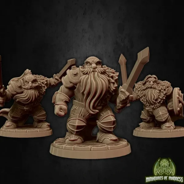 Hot Dwarf Soldier Set 5 - Miniature Marvels: Airplane Models & Painted Dice Miniature