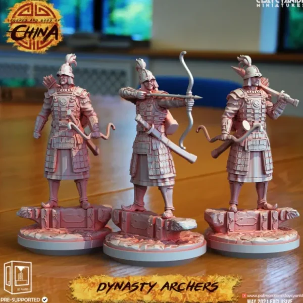 Cheap Dynasty Archer Bundle - Miniature Marvels: Airplane Models & Painted Dice Miniature