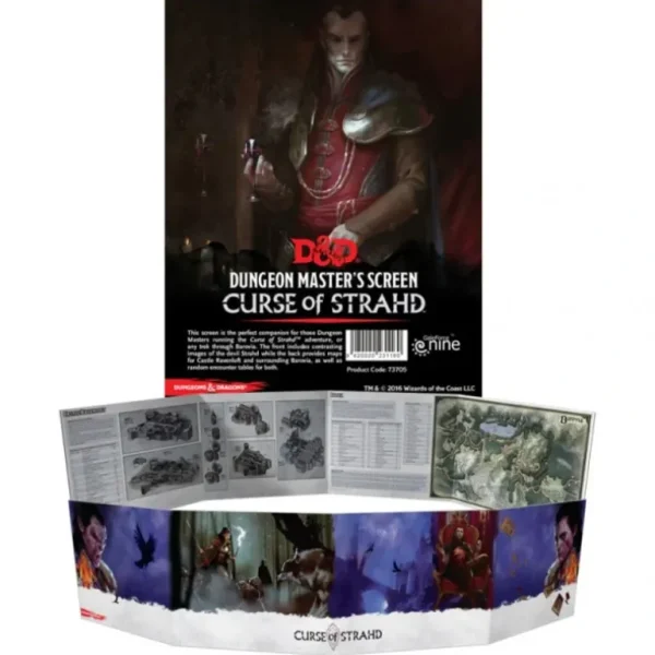 5E Curse of Strahd: DM Screen - Miniature Marvels: Airplane Models & Painted Dice* Shop All