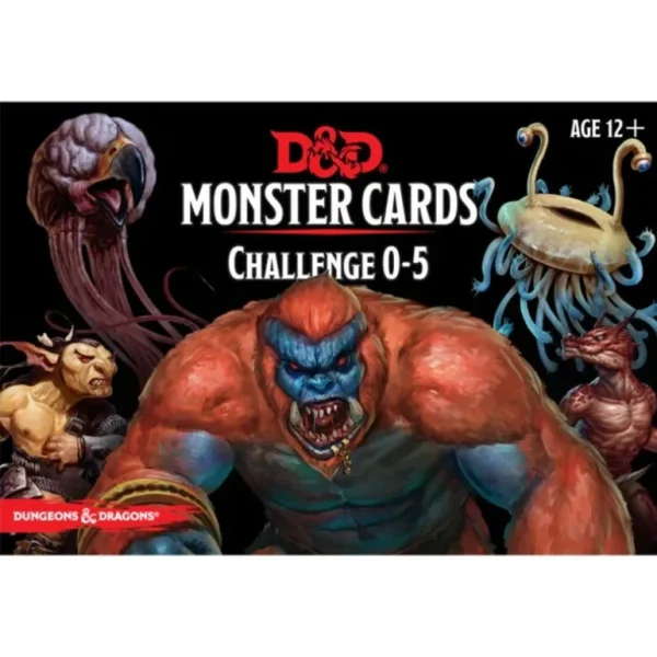 5E Monster Cards: Challenge 0-5 - Miniature Marvels: Airplane Models & Painted Dice* Shop All