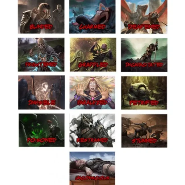 5E RPG Condition Cards - Miniature Marvels: Airplane Models & Painted Dice* Shop All