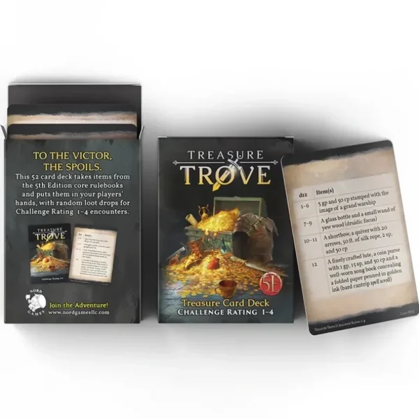5E Treasure Trove Deck: CR 1-4 - Miniature Marvels: Airplane Models & Painted Dice* Shop All